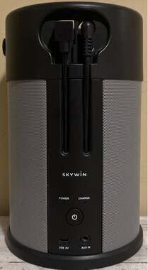 Skywin Wireless Battery Speaker ? Portable Speaker and Battery Base for Better S